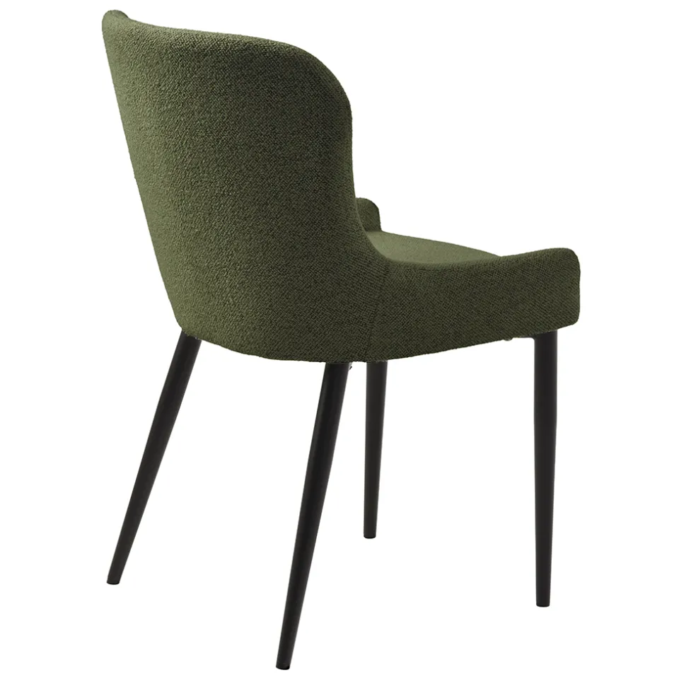 Olivine Brigitta eetkamerstoel bouclé groen, foto 5