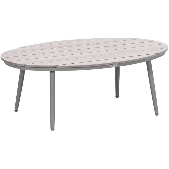 Garden Impressions Lucas bijzettafel ovaal 120 x 75 x 45 cm - taupe