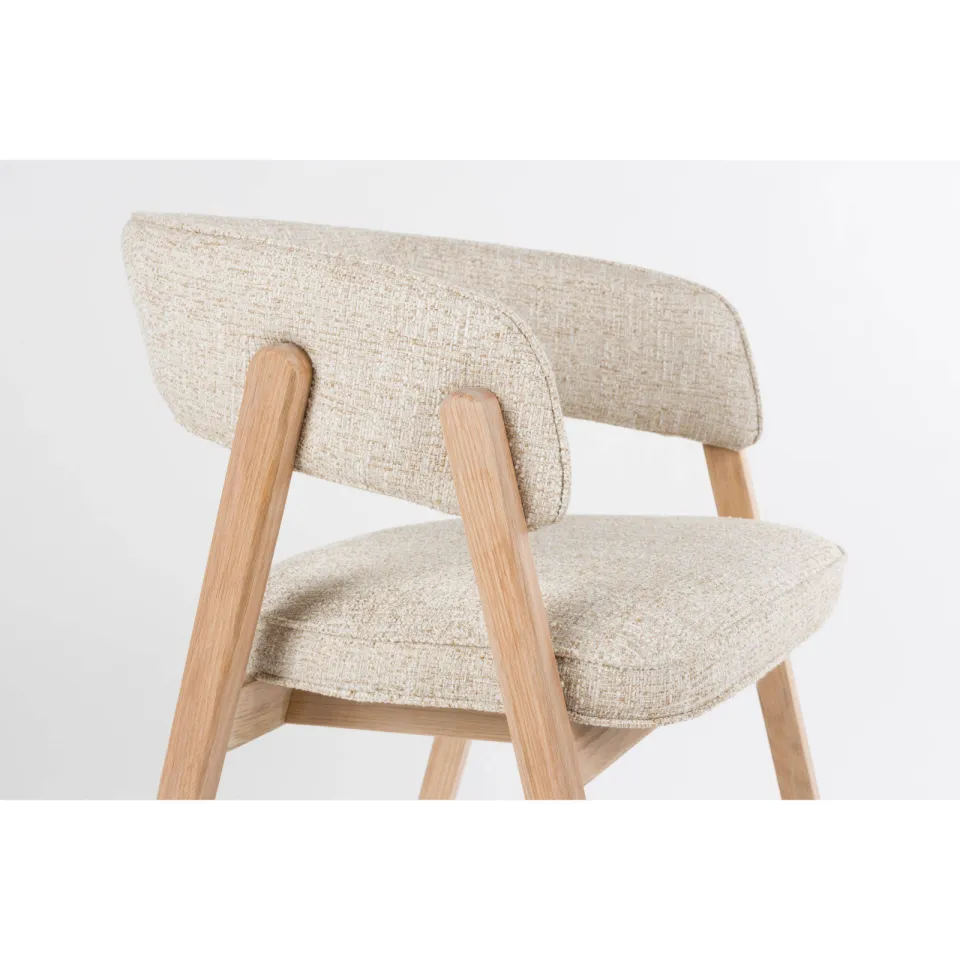 Zuiver Bright eetkamerstoel beige, foto 6