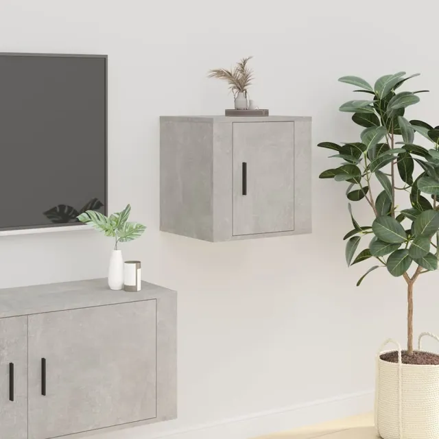 vidaXL Tv-wandmeubels 2 st 40x34,5x40 cm betongrijs grijs, foto 4