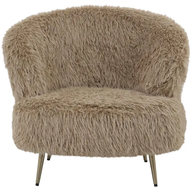 PTMD Fauteuil Franklyn - Bruin - 83x85x77cm