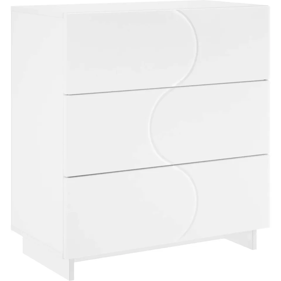 vidaXL Dressoir Wit 70 x 38 x 75 cm Bewerkt hout, foto 3