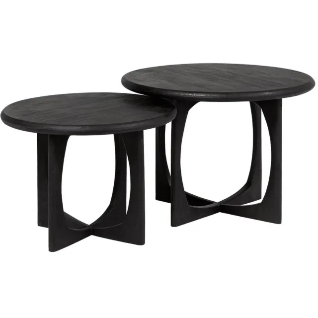 Starfurn Salontafel Lou - Zwart - 70x70x50 cm