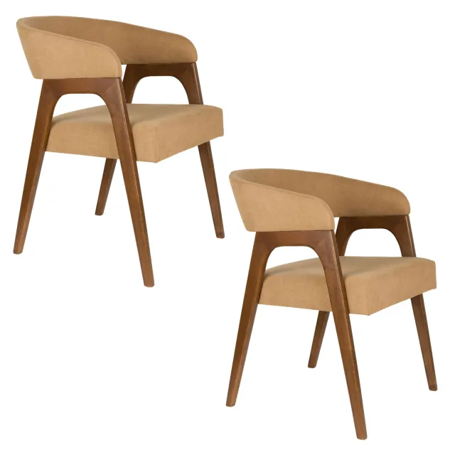 Dutchbone Adamello eetkamerstoel beige