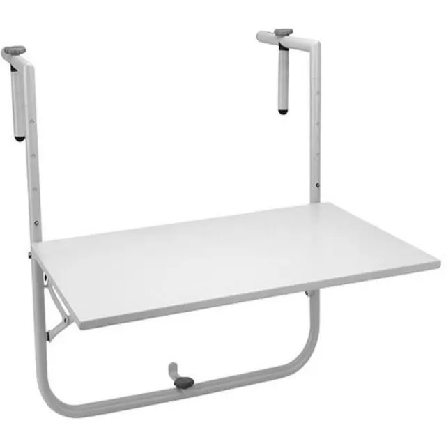 Hi Balkontafel inklapbaar 60x40x1,2 cm wit