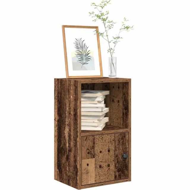 vidaXL Boekenkast 31x24x52 cm bewerkt hout oud houtkleurig Bruin