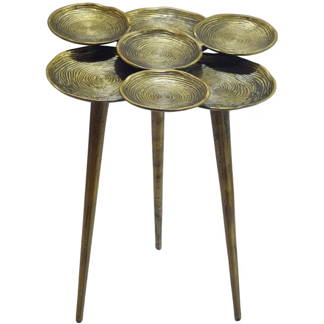 Cosmo Casa Bijzettafel - Aluminium - 46 x 46 x 55 cm Zie omschrijving
