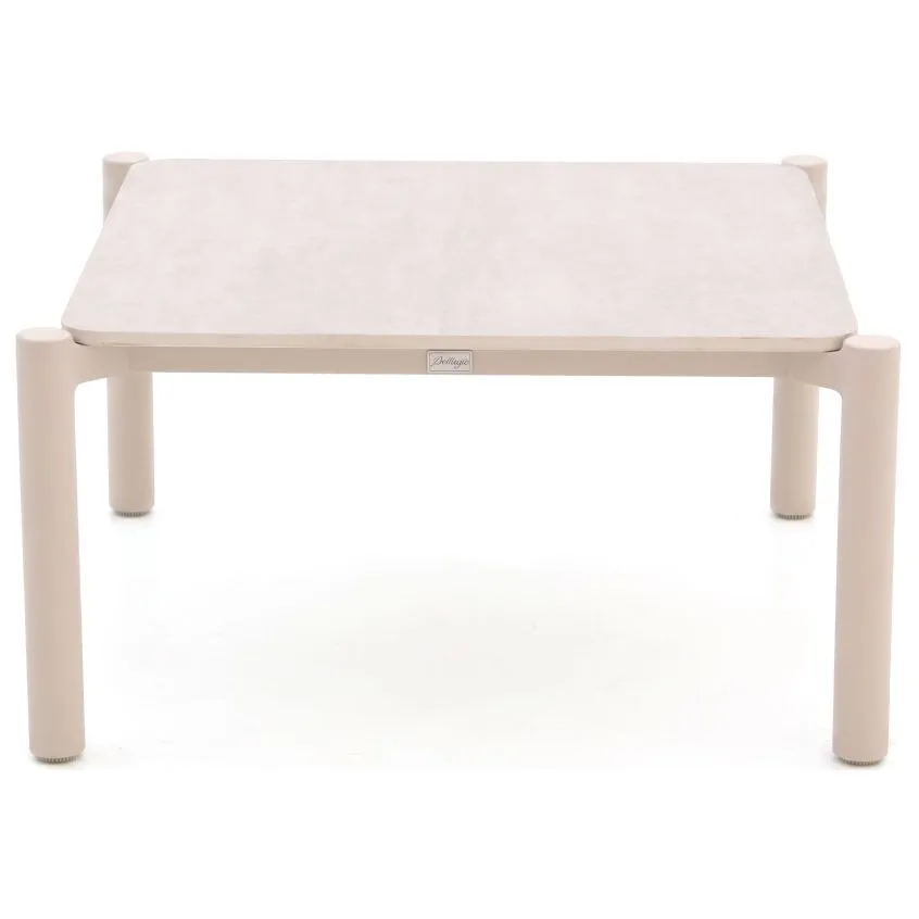 Bellagio tuinmeubelen Bellagio Panaro lounge tuintafel 70x70x36cm Taupe
