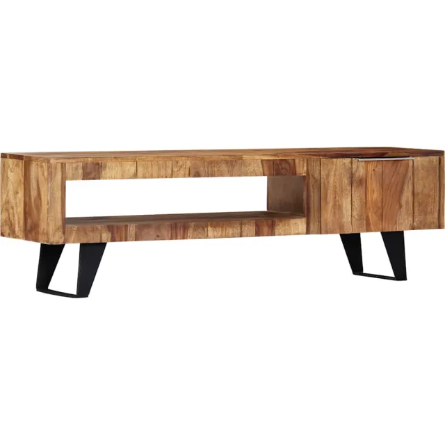 vidaXL Tv meubel 140x30x40 massief acaciahout Bruin