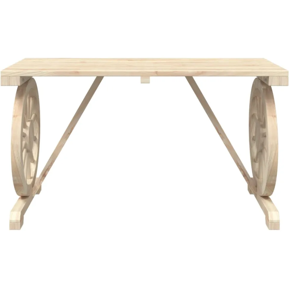 vidaXL Tuintafel 115x55x65 cm massief vurenhout Bruin