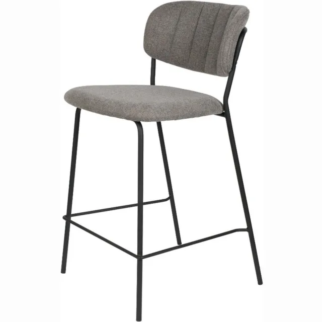 Puur Viken barstoel 65 cm grijs zwart