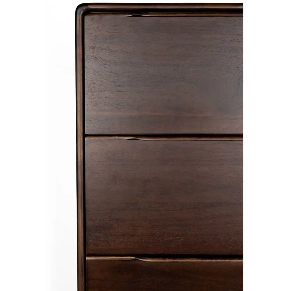 Dutchbone Elroy Ladekast Hoog 155 cm Walnootkleur Bruin, foto 3