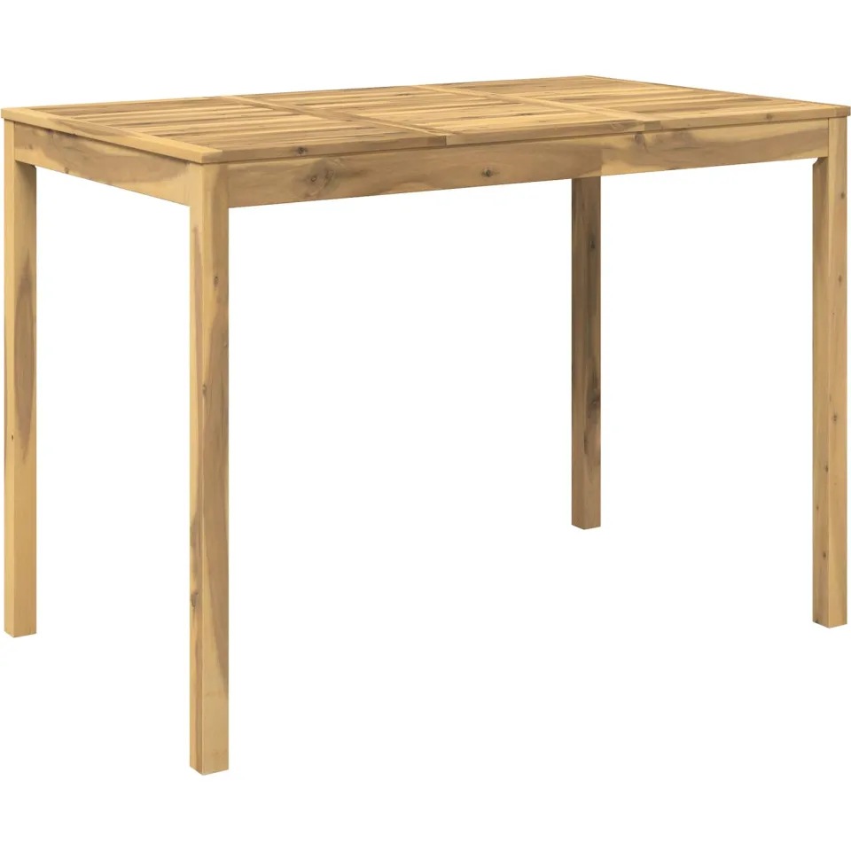 vidaXL Tuinbar Tafel LAREN Witgewassen 147 x 88,5 x 105 cm, foto 3