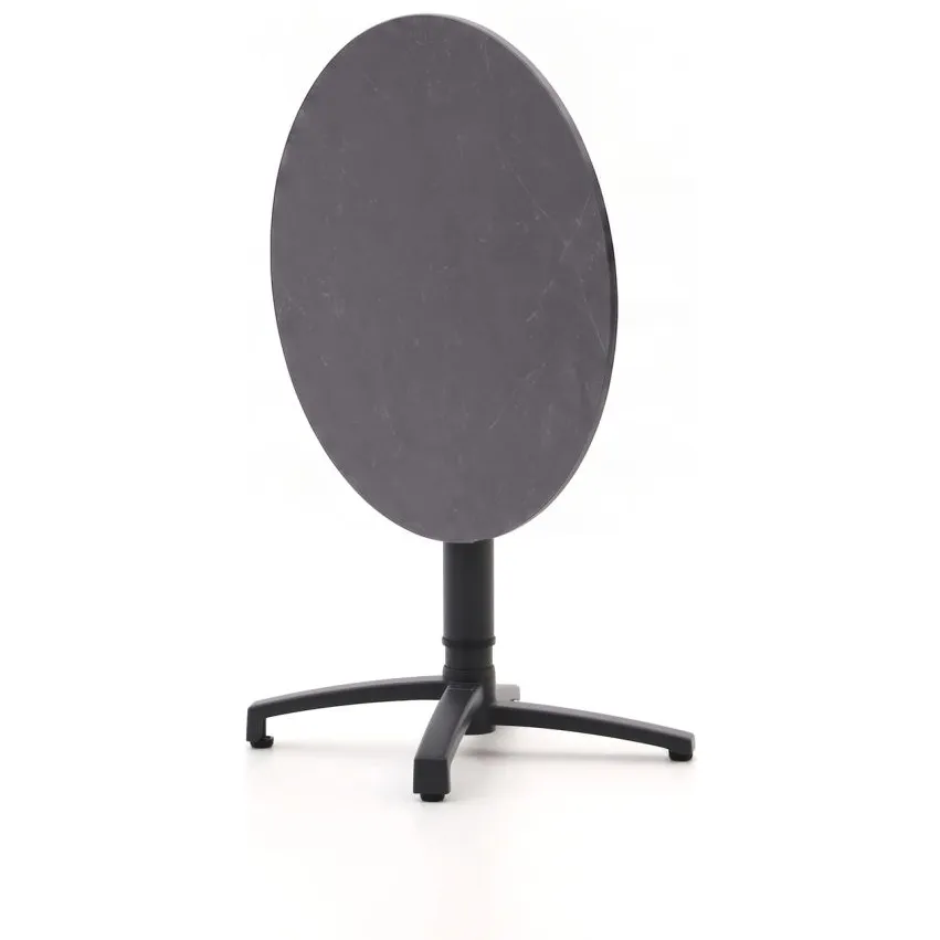 Bellagio tuinmeubelen Bellagio Canzo klaptafel ø80 (h:73/109cm) verstelbaar grijs, foto 5