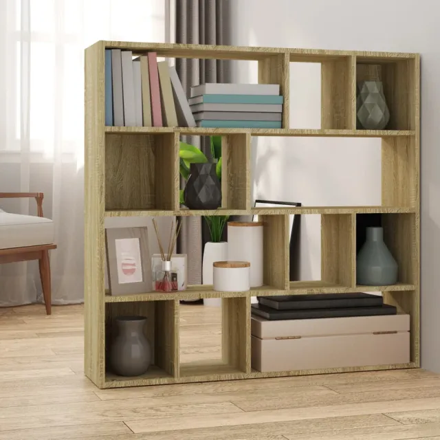 vidaXL Boekenkast / kamerscherm 105x24x102 cm sonoma eikenkleurig, foto 2