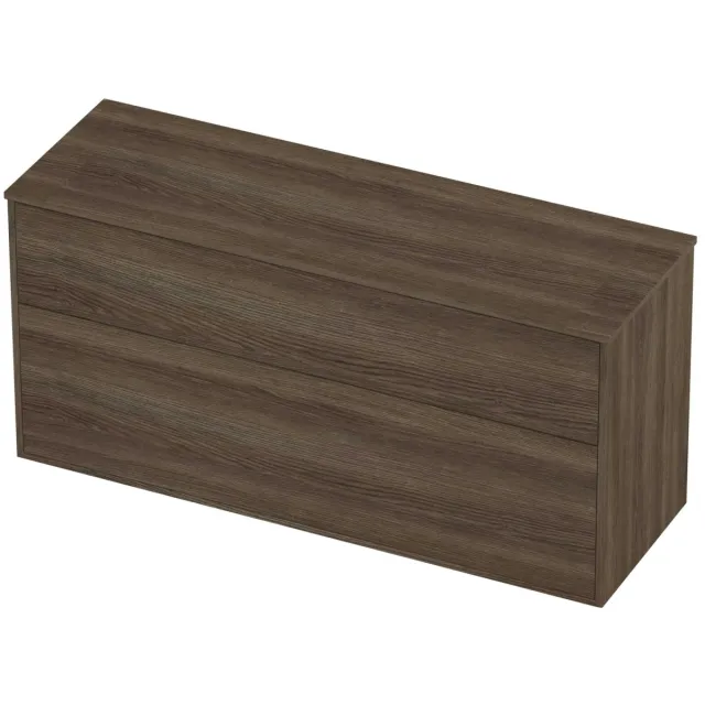 Proline Deck Badmeubelset Voor Grepen Asymmetrisch Kader 140x46x67 cm Vital Oak Eiken