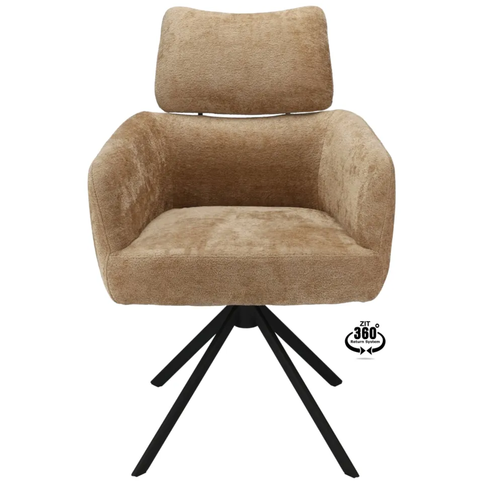 Wehkamp Home Isa armstoel camel, foto 4