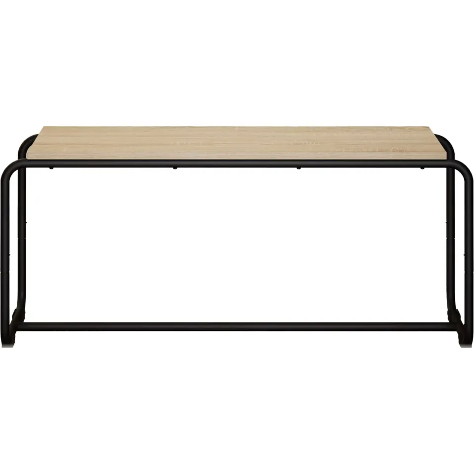 vidaXL TV-standaard 98 x 35.5 x 42 cm Sonoma Eiken Bewerkt hout