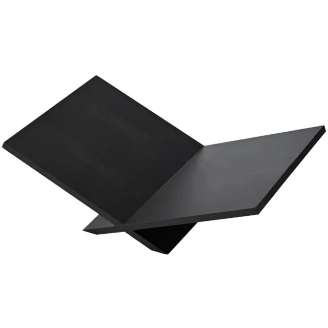 GelldG Houten boekenplank - Boekenplank - Open boekenplank - Geschikt om boeken neer te zetten en te lezen - Geschikt voor bijbels, korans, kunstboeken, kookboeken, studieboeken en tijdschriften - Zwart