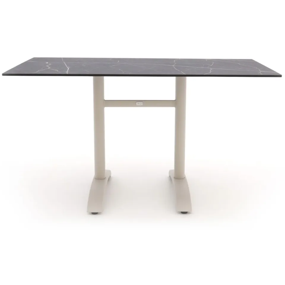 Bellagio tuinmeubelen Bellagio Lisio tuintafel 140x80x73cm taupe, foto 3