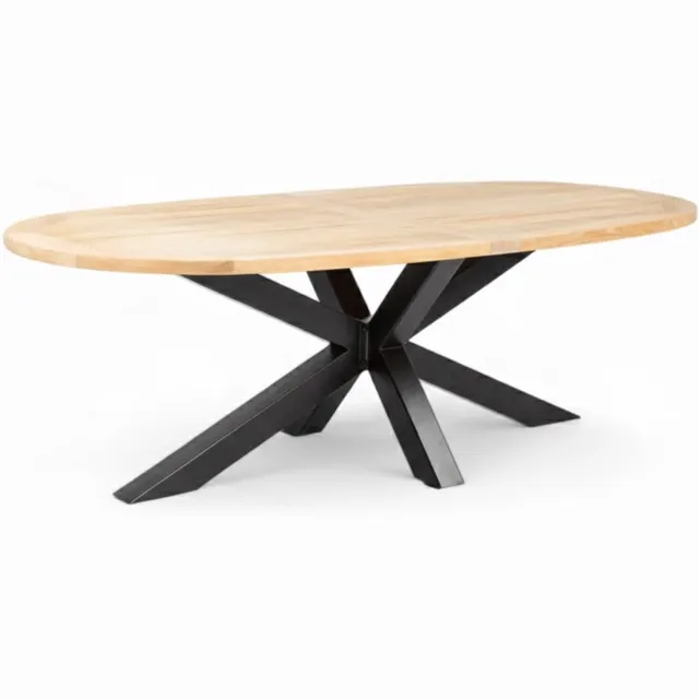 Belito Ovale Teakhouten Tuintafel 240x120cm - Belito Mees