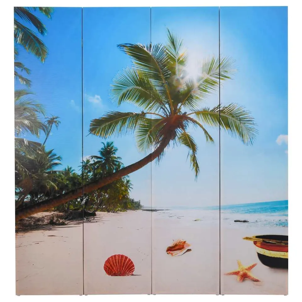 vidaXL Kamerscherm inklapbaar strand 160x170 cm Meerkleurig