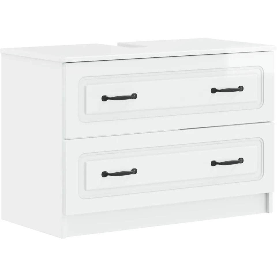 vidaXL Badkamer wastafelkast UTRECHT Hoogglans Wit 82 x 41 x 56 cm, foto 3