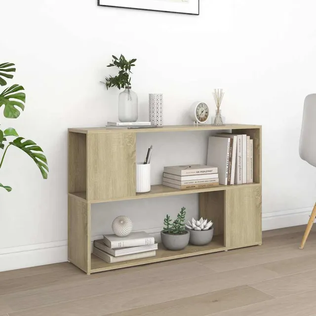 vidaXL Boekenkast 100x24x63 cm bewerkt hout sonoma eikenkleurig, foto 2