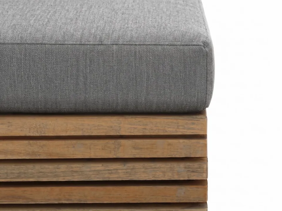 ROUGH Furniture ROUGH-C lounge voetenbank 60x60cm grijs, foto 4