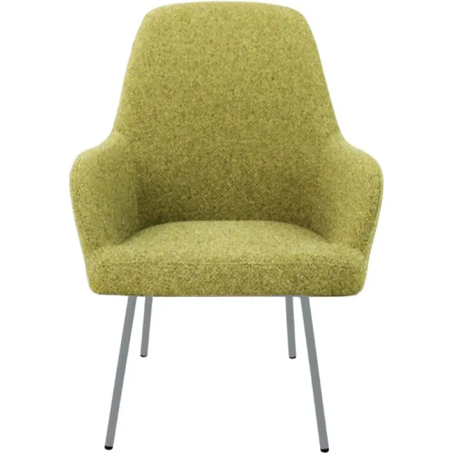 Workliving LoLa - Fauteuil Lounge Vierpoot - Mix & Match - Lage Zitting / Petrol Blauw Zitting / Petrol Blauw Frame