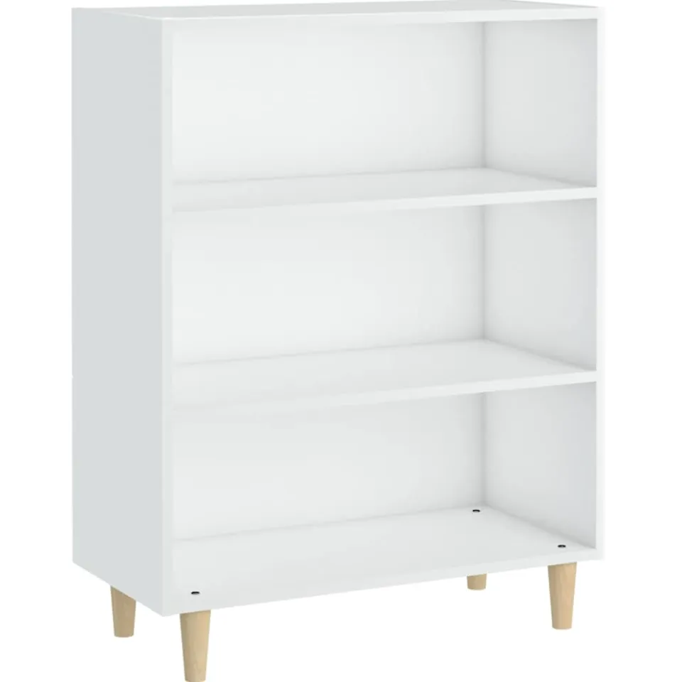 vidaXL Dressoir 69,5x32,5x90 cm bewerkt hout wit