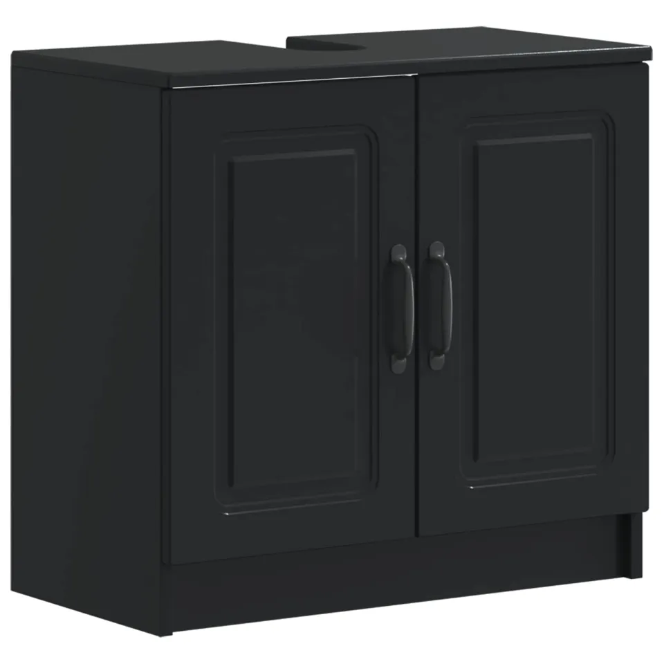 vidaXL Badkamer wastafelkast UTRECHT Zwart 59,5 x 31,5 x 59 cm, foto 3