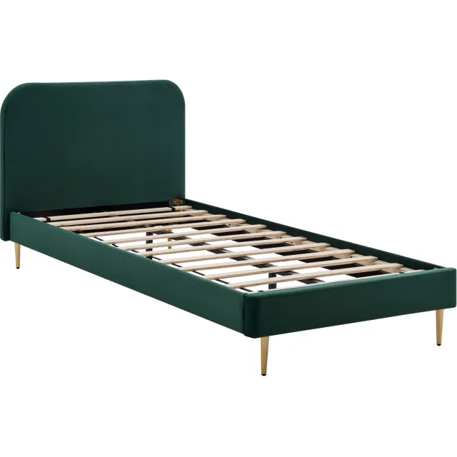 Artistiq Living Federico bed fluweel groen