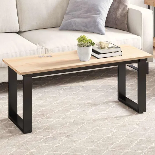 vidaXL Tafelblad rechthoekig 110x40x1,7 cm massief grenenhout Bruin