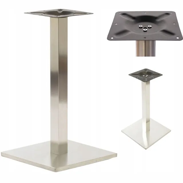 Bankietowo Loft Serie - Metalen Tafelonderstel - Zilver - 400x400 mm - Snel Monteerbaar