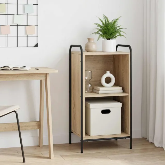 vidaXL Boekenkast 55,5 x 33 x 174 cm Bewerkt hout Sonoma Eiken, foto 2