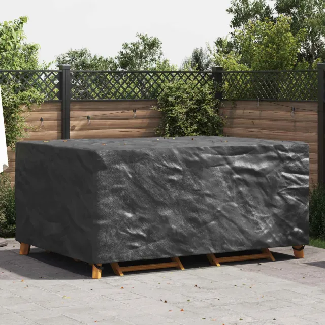 vidaXL Meubelhoes Effen Zwart 240 x 180 x 100 cm