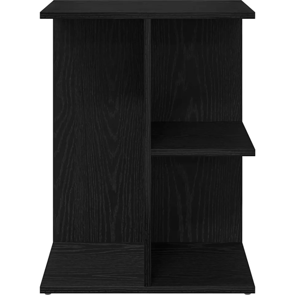 vidaXL Nachtkastje 46,5x29x61 cm bewerkt hout zwart eikenkleurig, foto 4