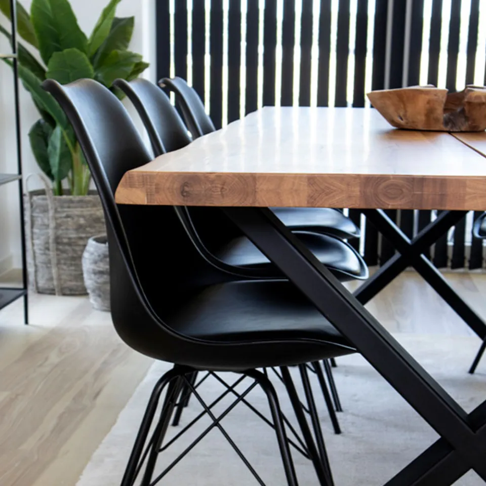 Artichok Fendi eikenhouten eettafel naturel - 240 x 95 cm, foto 4