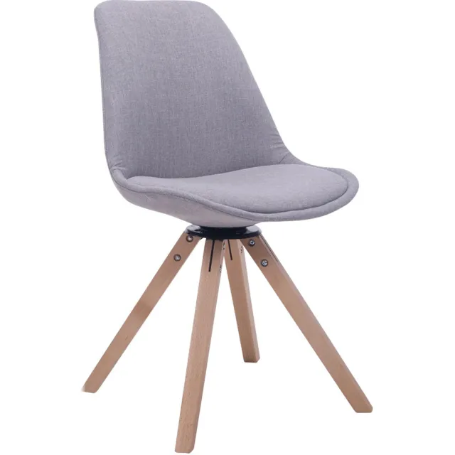 Luxe Comfort Milano 0043 bezoekersstoel - stof - grijs