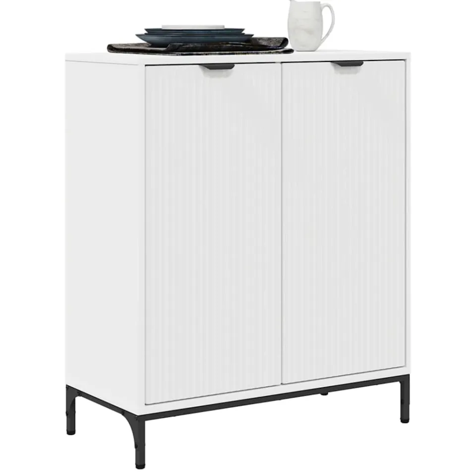 vidaXL Dressoir Wit 69,5 x 33 x 82 cm Bewerkt hout