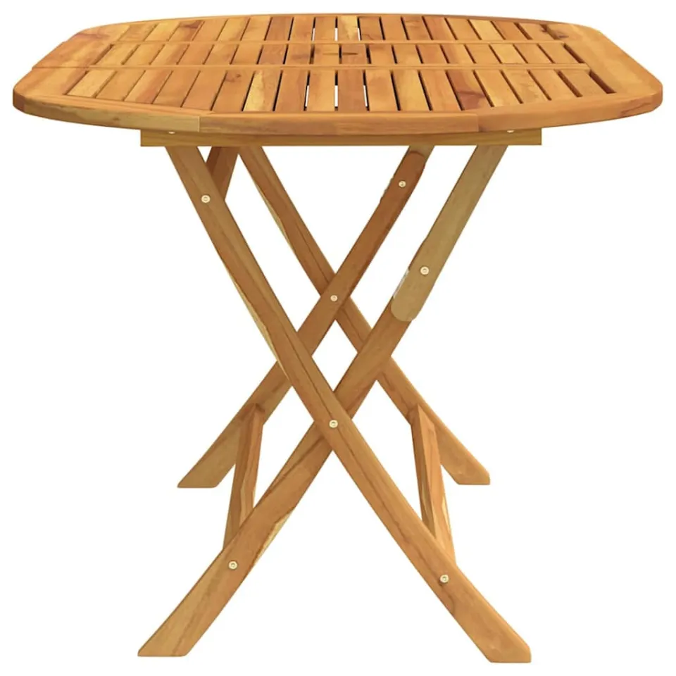 vidaXL Tuintafel inklapbaar 160x85x75 cm massief eucalyptushout Bruin
