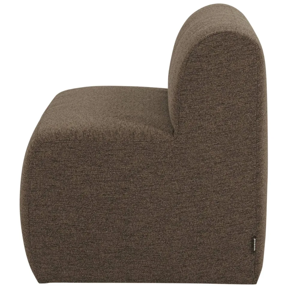 WOOOD Mojo Base eetbank met rugleuning bruin, foto 2