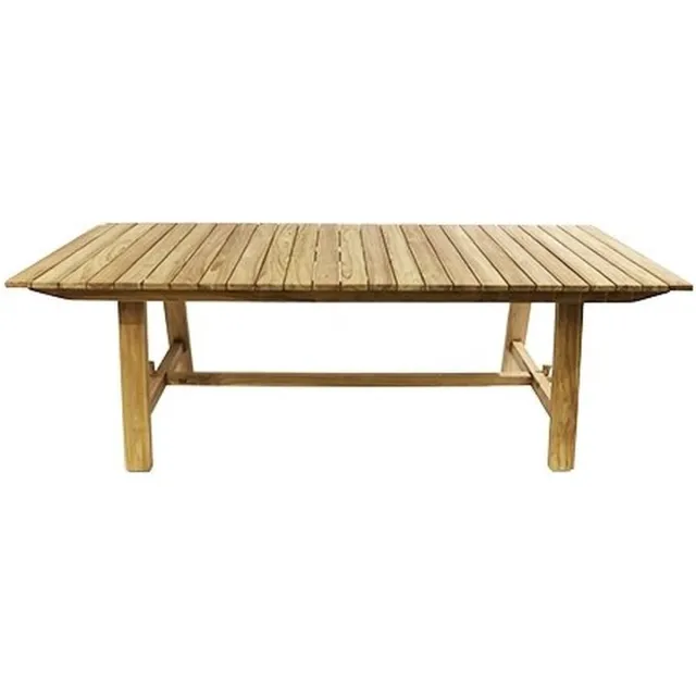 van der Leeden Teak Tuintafel Thijs - 240X90x78 cm Bruin