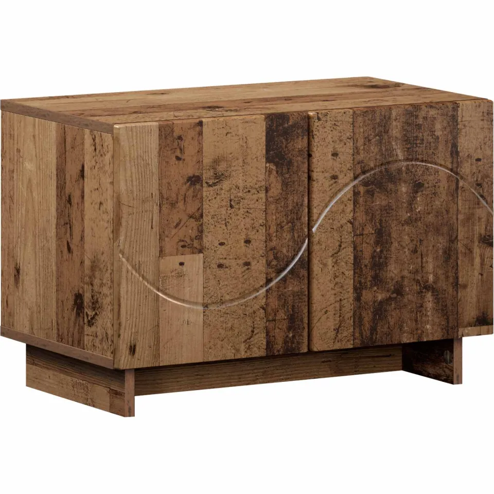 vidaXL tv-meubel 60 x 34.5 x 40 cm Oud hout Bewerkt hout bruin, foto 3