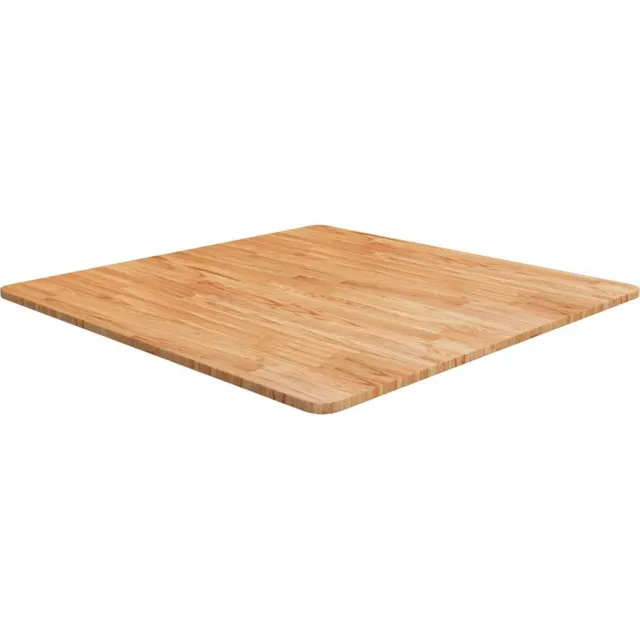 vidaXL Tafelblad vierkant 80x80x1,5cm massief eiken lichtbruin