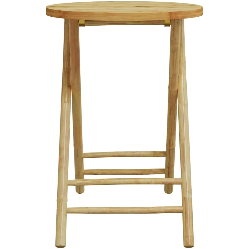 vidaXL Tuintafel inklapbaar Ø 55x75 cm bamboe bruin, foto 4