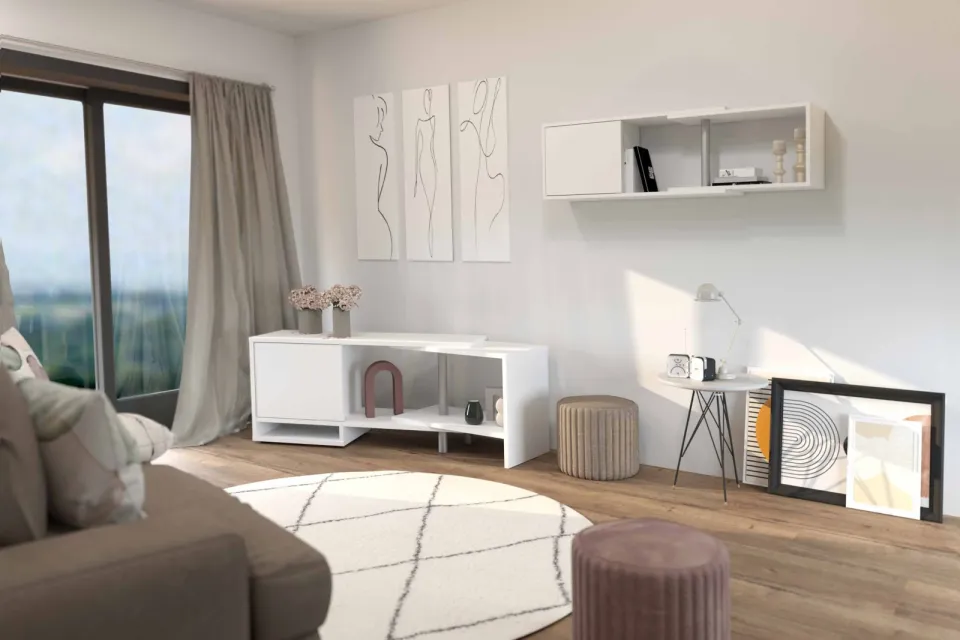 tv-meubel Bing wit, foto 6