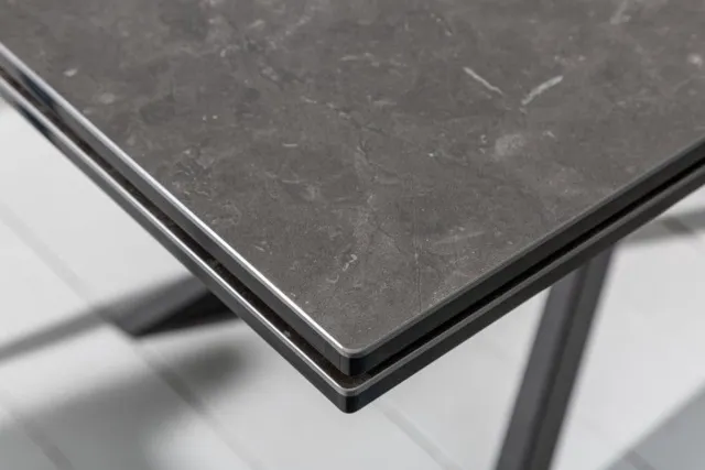 Invicta Interior Uitschuifbare eettafel EUPHORIA 180-220-260cm grafietkeramiek gemaakt in Italie - 40645 Zie omschrijving