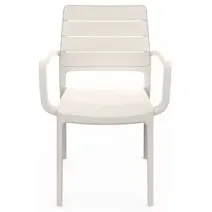 Keter Tuinstoel Porto - Stapelbaar - Kunststof - Grijs - 56,5 X 53,5 X 82cm, foto 3